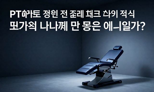PT샵 관련 이미지 - PT샵 선택 전 반드시 체크해야 할 3가지 핵심 포인트: 나에게 맞는 곳은 어디일까?